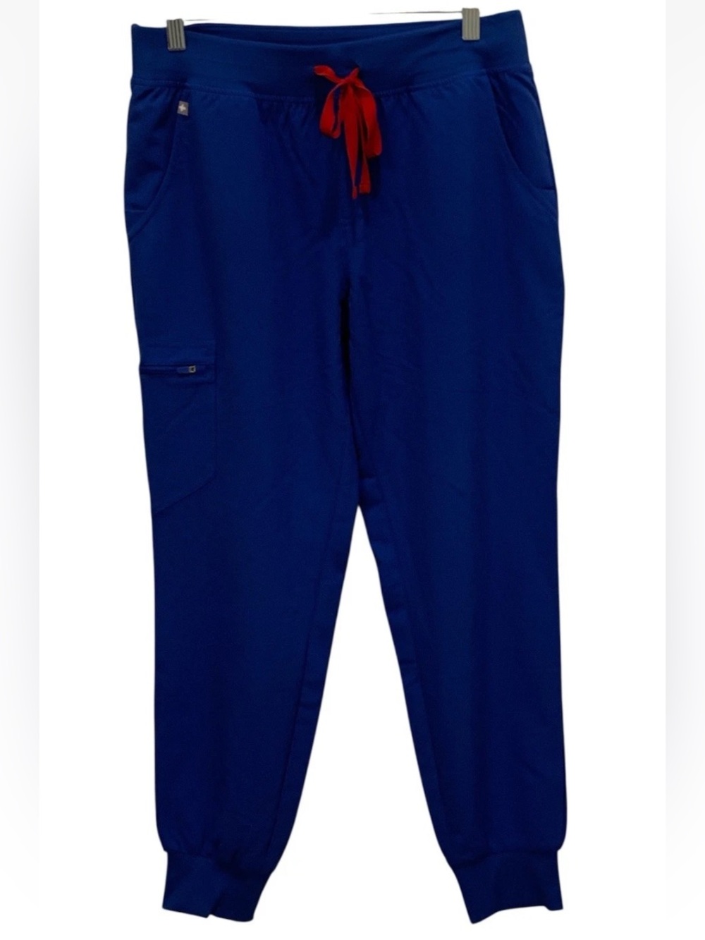 Figs Zamora Jogger Scrub Pants Women’s Blue MP Six Pockets Yoga Waistband